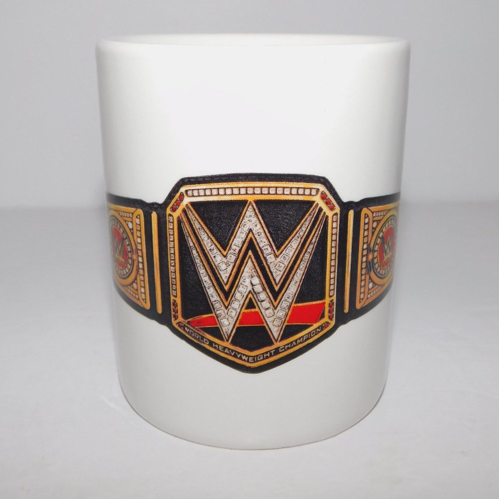 WWE / WWF Wrestling Championship Belt Coffee Tea mug Cup 2020